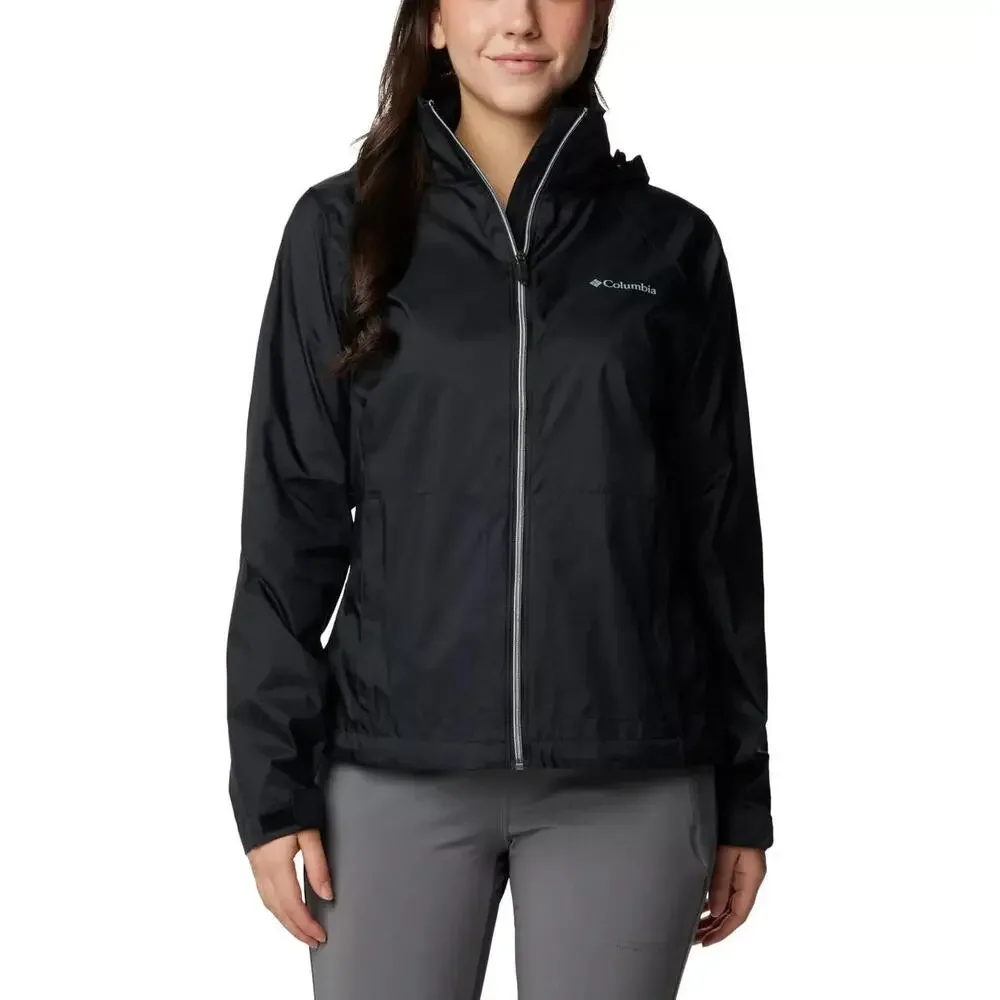 Columbia Women's Switchback III Rain Windbreaker Jacket Black WL0127-01 Size XS - Picture 2 of 11